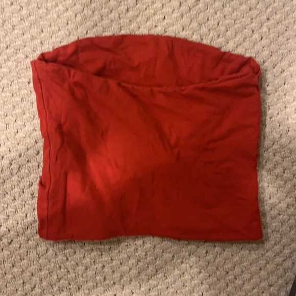 Red tube top Brandy Melville, one size fits all - Picture 2 of 3